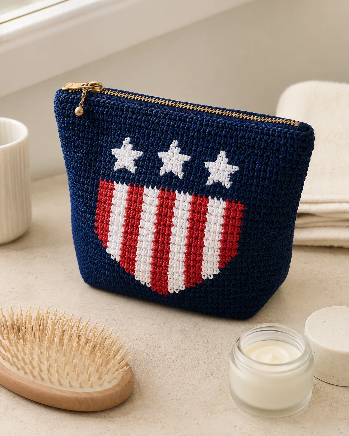 USA Cosmetic Pouch